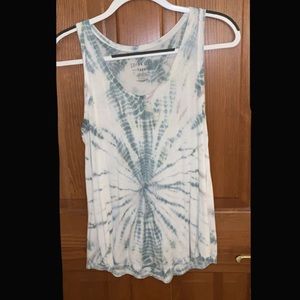 soft and sexy american eagle tie dye tank top